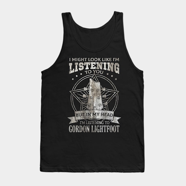 Gordon Lightfoot Tank Top by Astraxxx